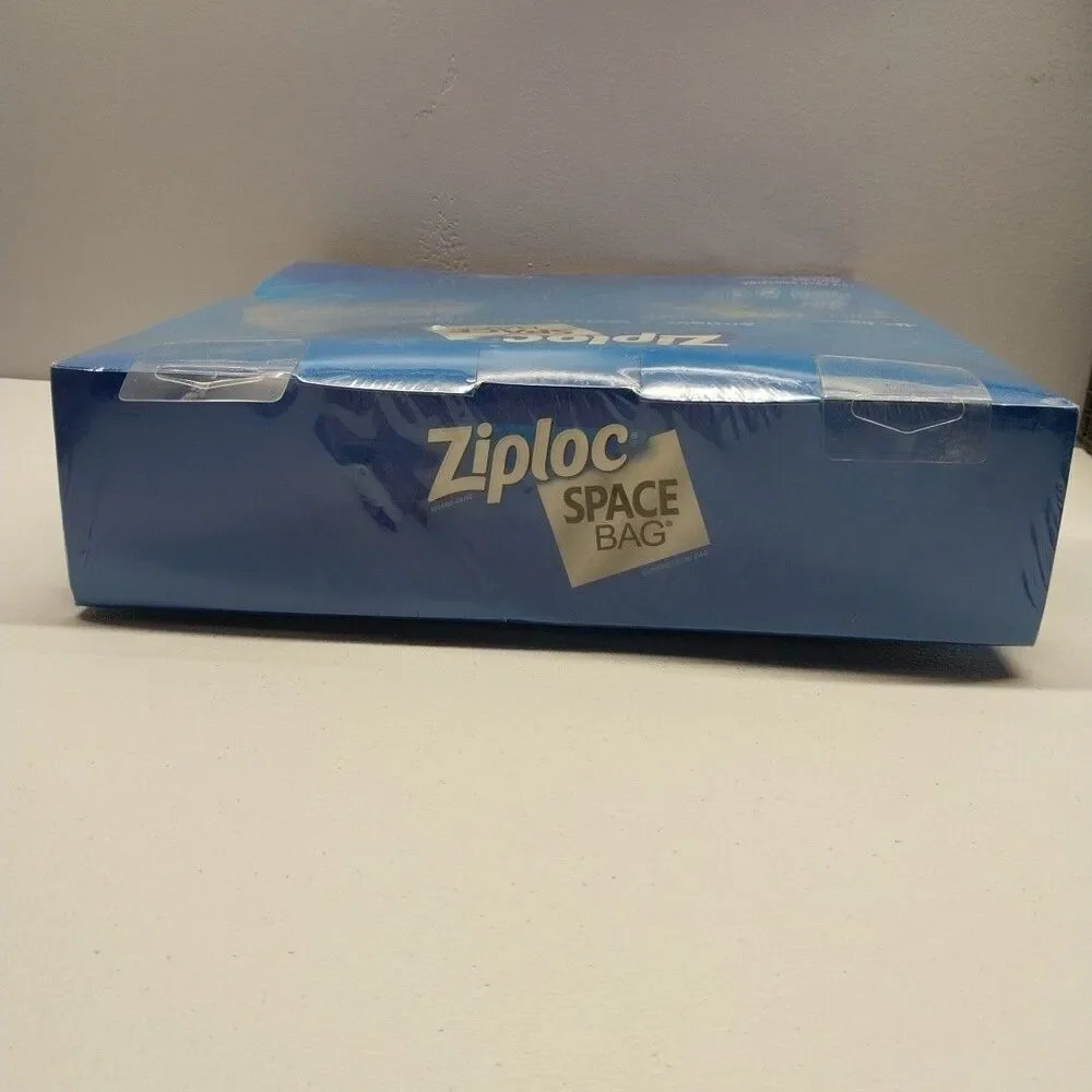 Ziploc Space Bag Clothing Storage Tote Jumbo Vacuum Compression Bags 5 Pc Sealed